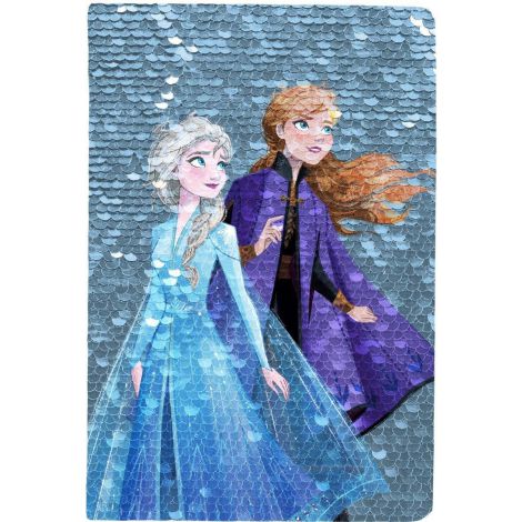 Pamiętnik cekinowy Paso A5/70 Frozen Niebieski